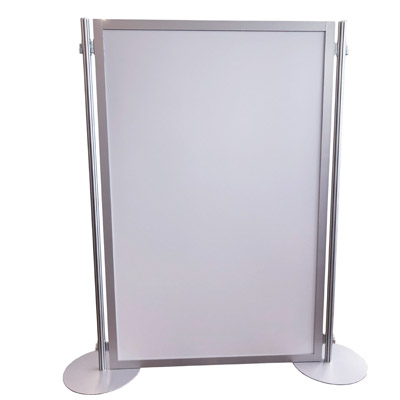 Systemstellwand magnetische Stellwand mit Tellerfuß