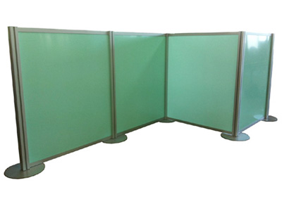 Systemstellwand R8 Bogenfuß