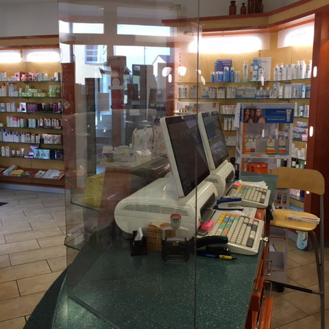 Hygienewand Virenschutzwand Coronaschutzwand aus Plexiglas oder Glas